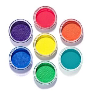 ONMAY Water Activated UV Reactive Hydra Eyeliner, 7 Color Aqua Eye Liner UV Glow Blacklight Body Face Paint Makeup Kit – Neon Bundle