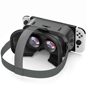 VR Headset Replacement for Nintendo Switch & Nintendo Switch OLED, VR Switch Headset with 3D High-Definition Virtual Reality Glasses, VR Goggles Compatible with Nintendo Switch & OLED Version