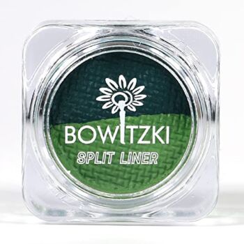 Bowitzki Water Activated Split Cake Eyeliner Retro Hydra Liner Makeup Mid Green and Green Color Face Body Paint | The Storepaperoomates Retail Market - Fast Affordable Shopping