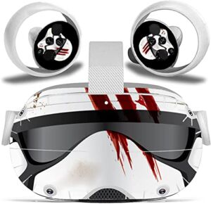 Full Wrap Skins for O-culus Q-uest 2 Cool Movie VR 2 Stickers Headsets and Controllers Skins Protective Vinyl Sticker Cover Accessories