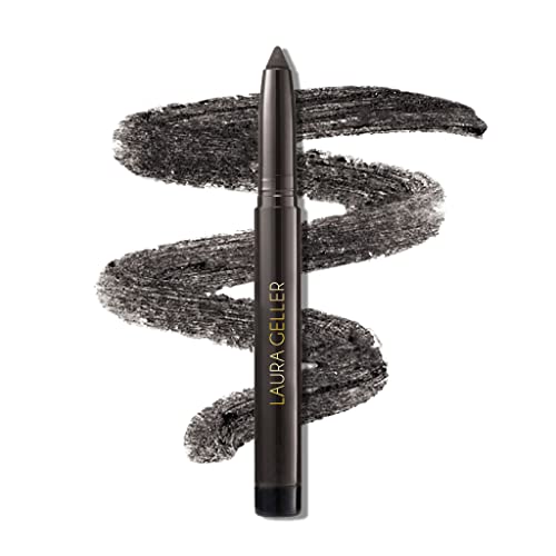 LAURA GELLER NEW YORK Kajal Longwear Kohl Eyeliner Pencil with Caffeine, Smooth & Blendable Makeup, Deep Charcoal | The Storepaperoomates Retail Market - Fast Affordable Shopping