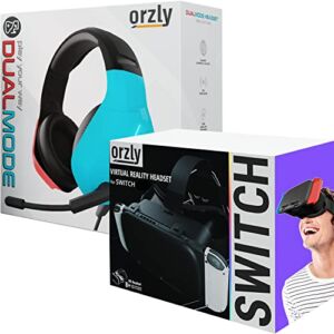 Orzly Gaming Headset & VR Headset for Nintendo Switch