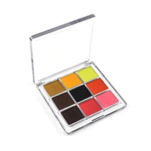 Maydear Water Activated Eyeliner, 9 Colors Matte Eyeliner Cream Palette, Color Face and Body Paint