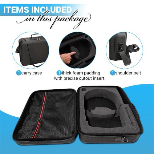 Carry case for Oculus Quest 2 VR Headset Elite Carrying case, Safe Padded Home/Travel Storage Bag Bag for Charger, Cable and Accessories with Foam Insert(Gray) | The Storepaperoomates Retail Market - Fast Affordable Shopping
