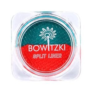 Bowitzki Water Activated Split Cake Eyeliner Retro Hydra Liner Makeup Smudge Proof Face Body Paint (Retro)