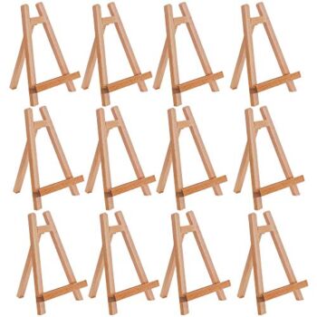 U.S. Art Supply 10.5″ Small Tabletop Display Stand A-Frame Artist Easel – Beechwood Tripod, Kids Student Classroom School Painting Party Table Desktop Easel – Portable Canvas Photo Picture Sign Holder | The Storepaperoomates Retail Market - Fast Affordable Shopping