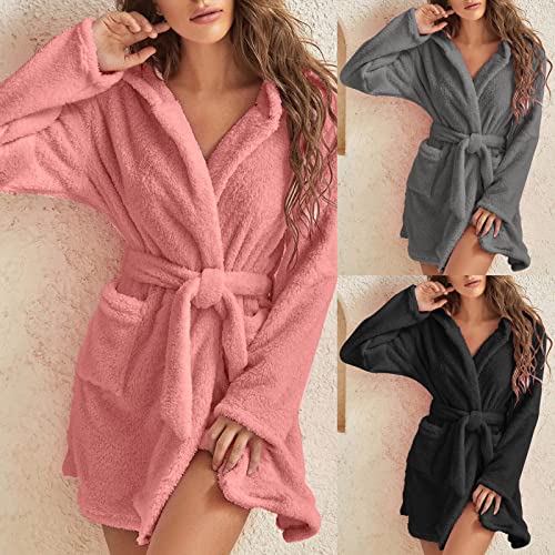 Robes for Women Linen Lightweight Long Waffle Kimono Unisex Spa Robes for Women and Men | The Storepaperoomates Retail Market - Fast Affordable Shopping