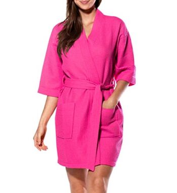 Missimia Women’s Kimono Waffle Robe Lightweight Soft Spa Knit Bathrobe | The Storepaperoomates Retail Market - Fast Affordable Shopping