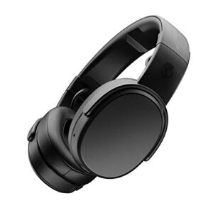 Skullcandy Crusher Wireless Over-Ear Bluetooth Headphones for iPhone and Android with Microphone / 40 Hours Battery Life / Extra Bass Tech / Great for Music, School, Workouts, and Gaming – Black