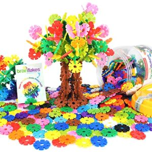 VIAHART Brain Flakes 500 Piece Interlocking Plastic Disc Set – A Creative and Educational Alternative to Building Blocks – Tested for Children’s Safety – A Great Stem Toy for Both Boys and Girls