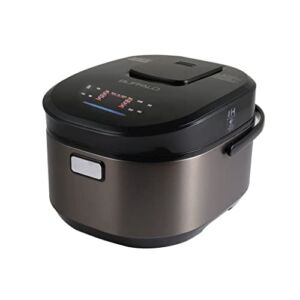 Buffalo Titanium Grey IH SMART COOKER, Rice Cooker and Warmer, 1.5L, 8 cups of rice, Non-Coating inner pot, Efficient, Multiple function, Induction Heating (8 cups)