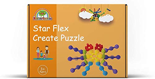 RAINBOW TOYFROG Star Flex Toy Building Sets-Create Puzzle Kids Building Toys – Toddler STEM Toys for 3 Year Old+ Boys and Girls | The Storepaperoomates Retail Market - Fast Affordable Shopping