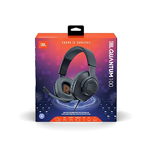 JBL Quantum 100 – Wired Over-Ear Gaming Headphones – Black | The Storepaperoomates Retail Market - Fast Affordable Shopping