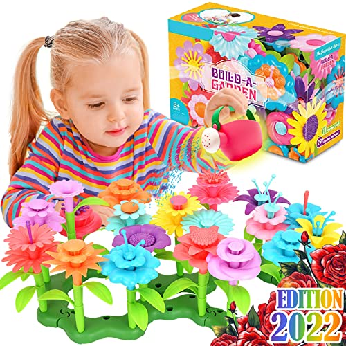 FUNZBO Flower Garden Building Toys for Girls – STEM Toy Gardening Pretend Gift for Kids – Stacking Game for Toddlers playset – Educational Activity for Preschool Children Age 3 4 5 6 7 Year Old Boys | The Storepaperoomates Retail Market - Fast Affordable Shopping