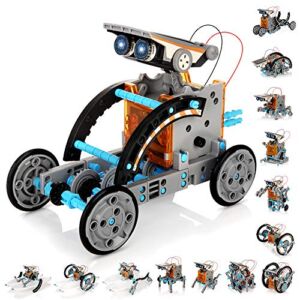 14-in-1 Solar Robot Kit, Stem Projects for Kids Age 8-12, Educational STEM Science Toy, DIY Solar Power Building Kit, Robotic Set Toys Gift for Boys Girls 8 9 10 11 12 Years Old