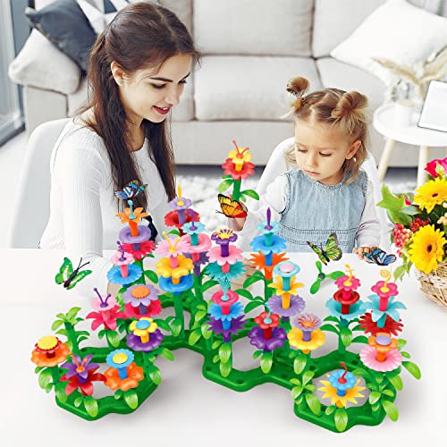 SpringFlower Gifts Toys for Girls 3 4 5 6 7 Years Old, Flower Garden Building Kit with Storage case,Educational STEM Toy and Preschool Garden Play Set for Toddlers, 148pcs | The Storepaperoomates Retail Market - Fast Affordable Shopping