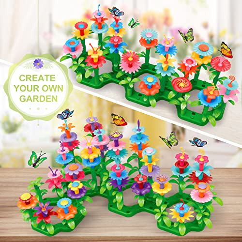 SpringFlower Gifts Toys for Girls 3 4 5 6 7 Years Old, Flower Garden Building Kit with Storage case,Educational STEM Toy and Preschool Garden Play Set for Toddlers, 148pcs | The Storepaperoomates Retail Market - Fast Affordable Shopping