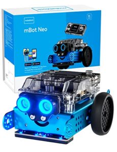 Makeblock mBot Neo Programming Robot, Coding Robot for Kids Compatible with Scratch and Python Support WiFi, IoT, AI Technology, Educational Remote Control Car, STEM Toy Gift for Kids Ages 8-12