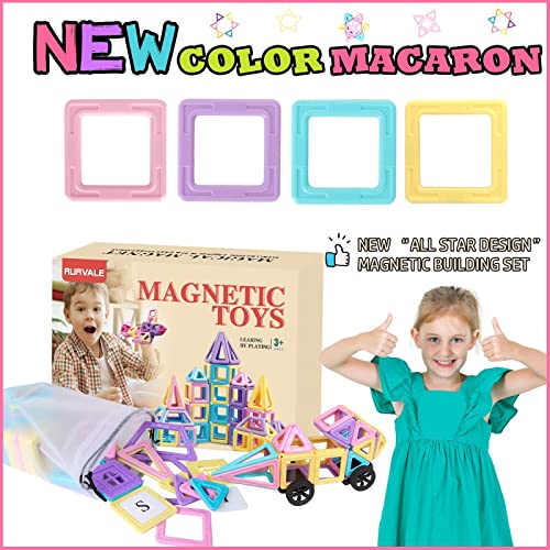 100Pcs Magnetic Blocks, Magnet Toys for 3 4 5 6 7 Year Old Boys Girls, Magnetic Tiles, Learning Educational STEM Toys for Toddlers 1-3, 3-5, 4-8, Building Blocks for Kids Ages 3+ Birthday Gifts | The Storepaperoomates Retail Market - Fast Affordable Shopping