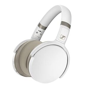 Sennheiser HD 450BT Bluetooth 5.0 Wireless Headphone with Active Noise Cancellation – 30-Hour Battery Life, USB-C Fast Charging, Virtual Assistant Button, Foldable – White