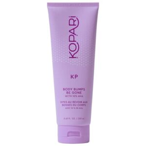 Kopari KP Body Bumps Be Gone Exfoliating Body Scrub with 10% AHA, to Smooth Skin, Reduce Bumps, Decongest Pores, Clarifying, Gently Exfoliate & Wash | 8.45 fl oz Tube