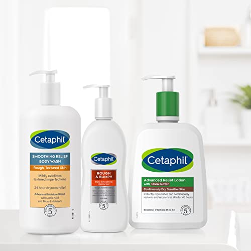 Cetaphil Body Wash, NEW Smoothing Relief Exfoliating Body Wash, Mildy Exfoliates To Smooth Rough, Textured Skin, 24 Hour Dryness Relief, For Sensitive Skin, 20 oz | The Storepaperoomates Retail Market - Fast Affordable Shopping