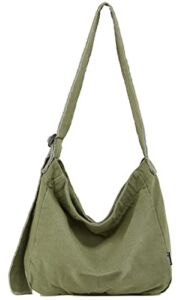 Large Hobo Bag for Women Plain Canvas Tote Bag Handbag Fashion Satchel Bag Women Men Messenger Bag for Shopping Travel School