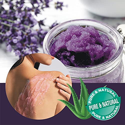 Lavender Oil Body Scrub Exfoliator with Shea Butter, Collagen, Stem Cells, Grapefruit Oil – Natural Exfoliating Salt Scrub & Body and Face Souffle helps with Moisturizing Skin, Acne, Cellulite, Dead Skin Scars, Wrinkles – 11 oz | The Storepaperoomates Retail Market - Fast Affordable Shopping