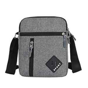 Men’s Messenger Bag Crossbody Shoulder Bags Men Small Sling Pack Waterproof Oxford Packs For Work Business Travel Satchel Purse
