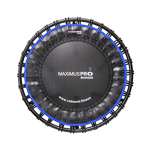 Maximus Pro Bungee Rebounder | Stronger Quieter & Softer Bounce | 40” Mini Trampoline Ready Assembled for Adults & Children | Max 400lb | DVD+ Videos | The Storepaperoomates Retail Market - Fast Affordable Shopping