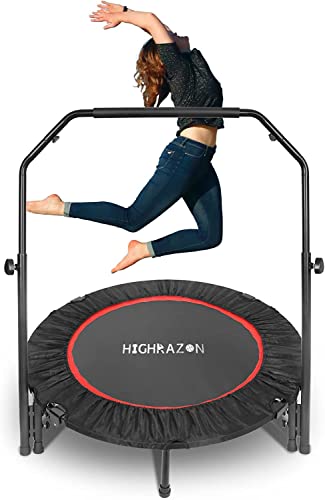 HIGHRAZON 40″ Foldable Mini Adult Trampoline, Max 400 LBS | The Storepaperoomates Retail Market - Fast Affordable Shopping