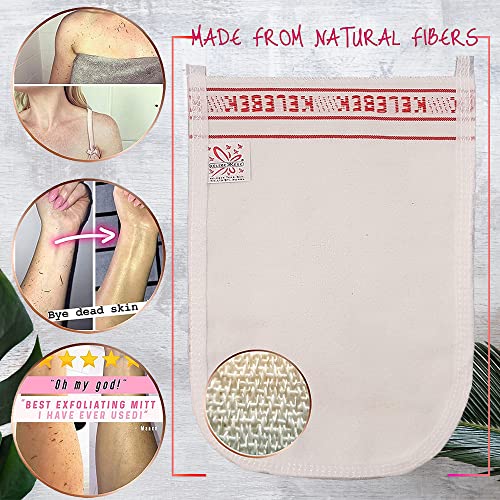 Kelebek Premium Exfoliating Mitt for Body and Face | 100% Silk Mitt For Face | Exfoliating Glove | Dead & Dry Skin Cleanser | Body and Face Scrub for a Soft Skin | The Best Skincare Kit for Women & Men | Exfoliator Tool | The Storepaperoomates Retail Market - Fast Affordable Shopping