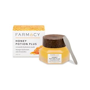 Farmacy Honey Potion Plus Face Mask – Antioxidant Rich Hydration Mask – Natural Moisturizing Facial Mask (1.7 Ounce/ 50 G)