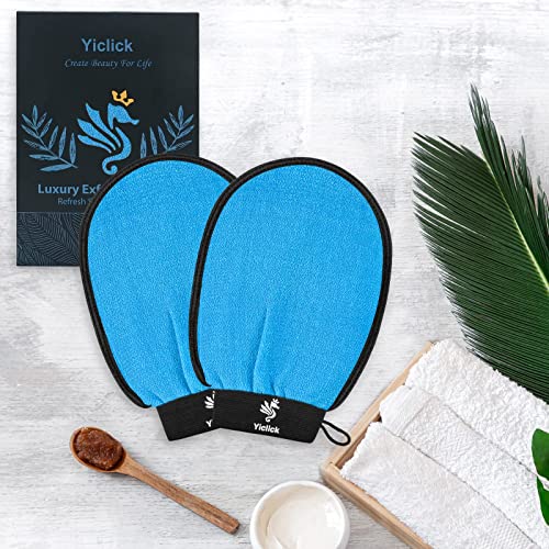 2022 Upgrade Exfoliating Glove Mitt, Exfoliating Body Scrubber for Shower Bath, Moroccan Body Scrub Gloves for Dead Skin Remover, Korean Exfoliate Mitts Body Exfoliator Sponge Loofah For Women Men | The Storepaperoomates Retail Market - Fast Affordable Shopping