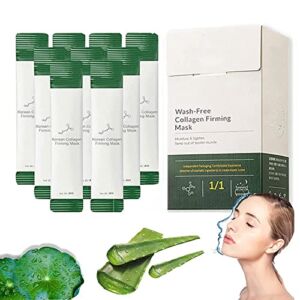 Lamvpker 20 Pack Collagen Face Mask Skin Care,Face Pack For Glowing Skin Self Home Care Face Facial Mask with Portable Packaging Korean facial Masks For Women and Men