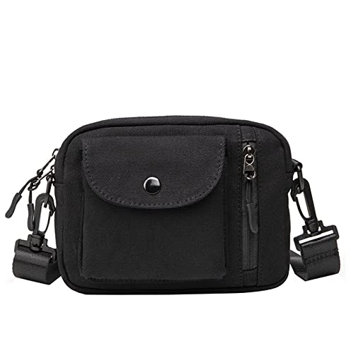 Ousawig Small Crossbody Bag for Men Mini Messenger Bag Travel Shoulder Bags School Shopping(black02) | The Storepaperoomates Retail Market - Fast Affordable Shopping
