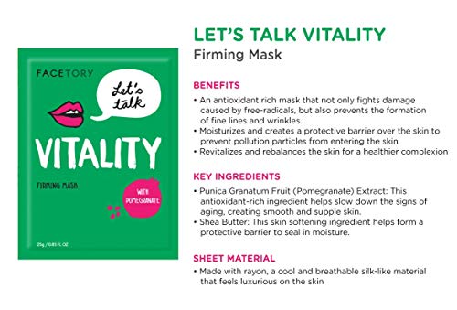 FACETORY 6 Sheet Mask Gift Set – Soft, Form-Fitting Mask, For All Skin Types – Contains Aloe Extract, Niacinamide, Hyaluronic Acid – Hydrate, Add Radiance, Soothe Face Mask for Glowing Skin | The Storepaperoomates Retail Market - Fast Affordable Shopping