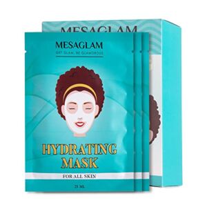 Mesaglam Face Mask Skin Care – 10Pcs Sheet Masks for Women – Hydrating Face Mask – Deeply Nourishing and Hydrating Facial Masks for Women Skin Care – Ideal for All Skin Types