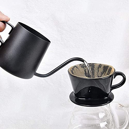 2pcs Ceramic Coffee Dripper Filter, Segarty #2 Pour Over Coffee Filter Cup with Grooved Inner for Brewing, 1-4 Cup for Home & Office Used | The Storepaperoomates Retail Market - Fast Affordable Shopping