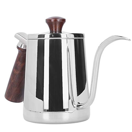 Coffee Kettle, Gooseneck Stainless Steel Tea Pot, Pour Over Coffee Kettle, Gooseneck Kettle suitable for induction cooktops, gas, electric(silvery) | The Storepaperoomates Retail Market - Fast Affordable Shopping