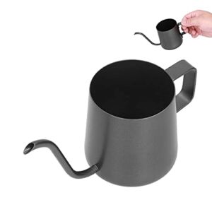 Gooseneck Coffee Kettle, Coffee Kettle, Pour Over Coffee Kettle, 250ml Stainless Steel Hanging Ear Coffee Pot, Gooseneck Spout Tea Kettle Pour Over Pot Black
