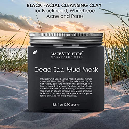 Majestic Pure Dead Sea Mud Mask and Himalayan Clay Mask Bundle – Natural Skin and Face Care for Women and Men | The Storepaperoomates Retail Market - Fast Affordable Shopping