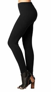 Therma Pro Women’s Fleece Lined Winter Leggings – High Waist Thermal Ultra Soft Pants, Black, Medium