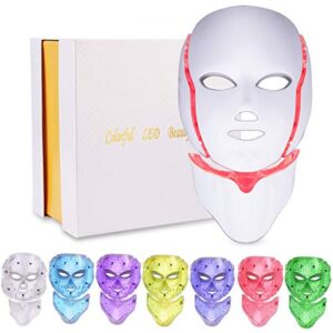 Meifuly 7 Colors, 7 Colors Neck, Light Face, 7 Colors Face and Neck with Micro-current Function (7 Colors)