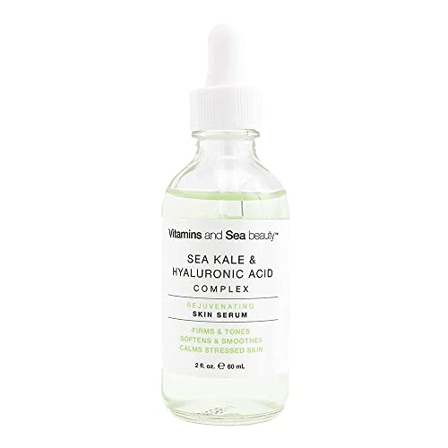 Vitamins and Sea Beauty, Hyaluronic Acid Serum for Face Anti-Aging with Sea Kale, Smoothing Facial Serum Skin Firming Hydrating Rejuvenating, 2 Fl Oz | The Storepaperoomates Retail Market - Fast Affordable Shopping