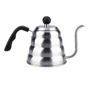 iFCOW.2L 304 Stainless Steel Pour Over Coffee Gooseneck Kettle Teapot for afe Teapot Pour Over Coffee Kettle Gooseneck Teapot, Pour Over Teapot Stainless Steel Coffee Kettle Gooseneck Teapot