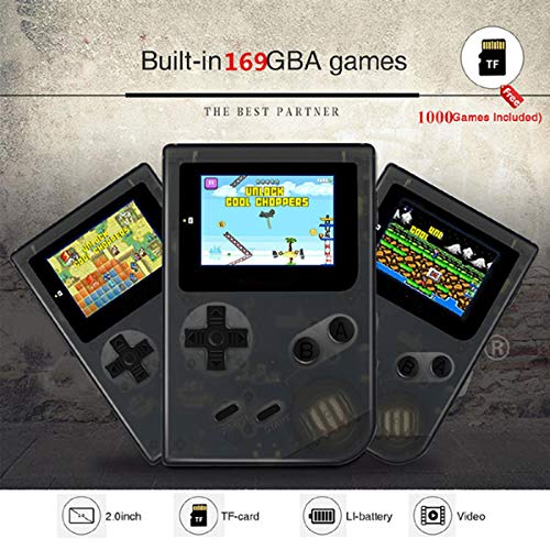 BAORUITENG Handheld Games Consoles , Retro TV Game Console Video Game Console Player 2.0 Inch Game Console with 1169 GBA System Classic Games for Kids Gift (White) | The Storepaperoomates Retail Market - Fast Affordable Shopping