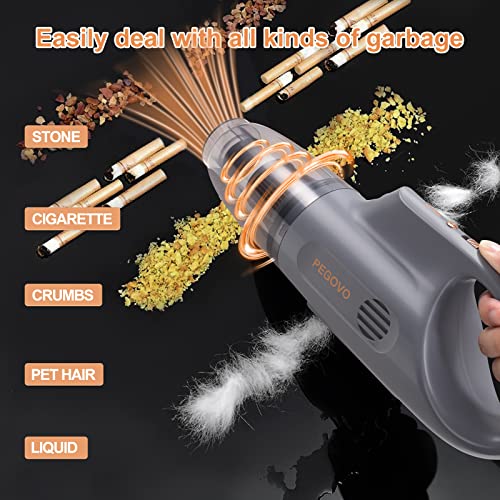 Hand Held Vacuuming Cordless Rechargeable-10K PA Strong Suction Car Vacuum Cordless Rechargeable，Handheld Vacuum Cordless Cleaner, Hand Vacuum with Large Dirt Bowl, 2 Washable Filter & Cleaning Brush | The Storepaperoomates Retail Market - Fast Affordable Shopping