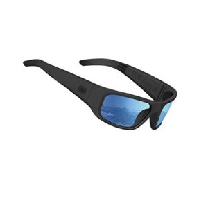 OhO Bluetooth Sunglasses,Open Ear Audio Sunglasses Speaker to Listen Music and Make Phone Calls,Water Resistance and Full UV Lens Protection for Outdoor Sports and Compatiable for All Smart Phones