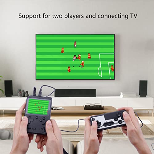 Handheld Game Console, Kyadeys Portable Retro Game Console with 500 Classical FC Games,3.0-Inches Display,Built-in 1020mAh Rechargeable Battery Support for Connecting TV and Two Players (Black) | The Storepaperoomates Retail Market - Fast Affordable Shopping